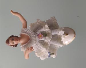 Haushaltsauflösung: Porzellanfigur Tänzerin Ballerina "N" Krone Dresden Nr. 450 8 Bild 2