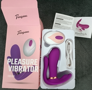 3-fach Vibrator vaginal, anal, klitoral, mit Fernbedienung Bild 3