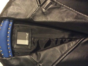 Ledermantel schwarz Bild 2