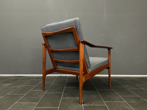 IB Kofod Larsen Sessel Danish Design MId Century 60er vintage teak  easy chair wohnzimmer  Bild 5