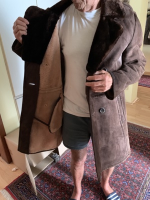 Wildleder Mantel