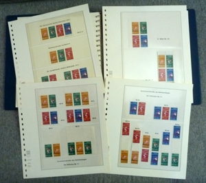 Bund Briefmarken Sammlung Zusammendrucke, Blöcke, Bogen postfr. Bild 4