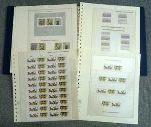 Bund Briefmarken Sammlung Zusammendrucke, Blöcke, Bogen postfr. Bild 7