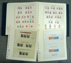 Bund Briefmarken Sammlung Zusammendrucke, Blöcke, Bogen postfr. Bild 5