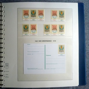 Spezialsammlung Sonderpostkarten Briefmarken Bund Berlin ab 1978 Bild 2