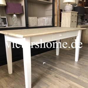 Esstisch Küchentisch Fichtentisch grau old Wood B 160 x T 80 cm x H 78 cm  Bild 7