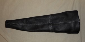Ledermanschette Handbremshebel Smart Fortwo 450 451 100 % Echt leder Bild 5