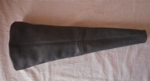 Ledermanschette Handbremshebel Smart Fortwo 450 451 100 % Echt leder Bild 8