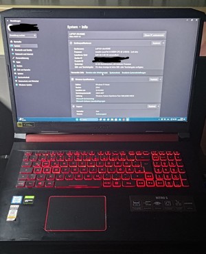 Asus Nitro 5 Gaming Laptop  Bild 1