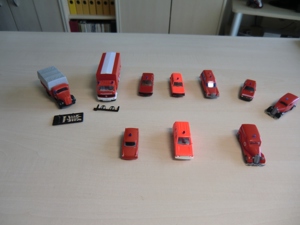 10 Feuerwehr-Modellfahrzeuge Maßstab 1:87 ; Diverse Hersteller Bild 1