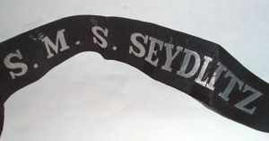 Kaiserliche Marine Mützenband  S.M.S. Seydlitz 