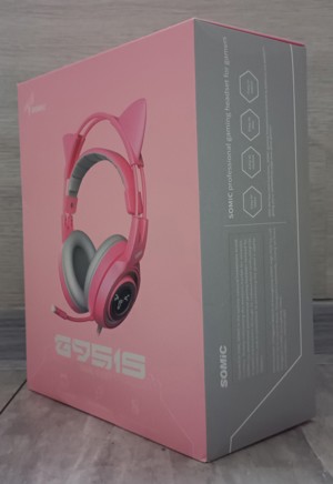 Somic G951S Gaming Headset pink cat. Bild 2
