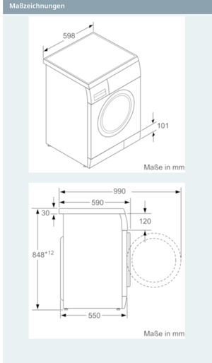 Waschmaschine | Siemens iQ300 | Frontlader | A+++ Bild 4