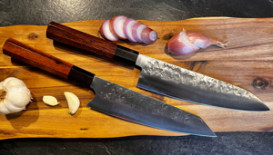 Japanisches Nakiri Küchenmesser Schmiedestahl Kiritsuke-Messer Bild 4