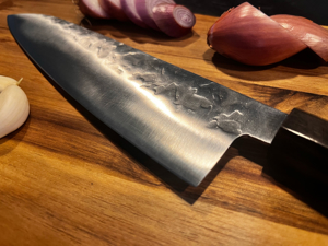 Japanisches Nakiri Küchenmesser Schmiedestahl Kiritsuke-Messer Bild 3