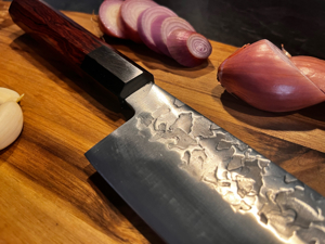 Japanisches Nakiri Küchenmesser Schmiedestahl Kiritsuke-Messer Bild 2
