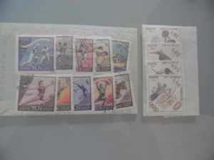Briefmarken Olympiade 1960 und Olympiade 1964