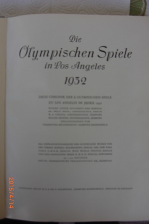 Olympiade 1932 Bild 3