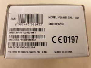 Smartphone HUAWEI G Play mini , Model CHC-U01 in gold Bild 9