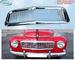Volvo PV 544 Front Grill New  Volvo PV444  PV544 Stainless Steel Grill  Bild 1