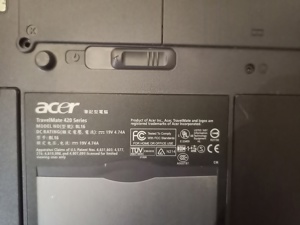 Laptop PC Acer TravelMate 420 ohne Ladegerät Notebook  Bild 7