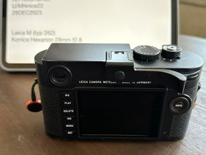 Leica M Typ 262 mit Konica Hexanon 28mm f 2,8 Bild 2