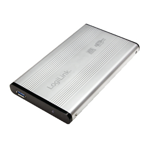 LogiLink Gehäuse 6.3cm (2,5") USB 3.0 SATA Silber ALU o. NT