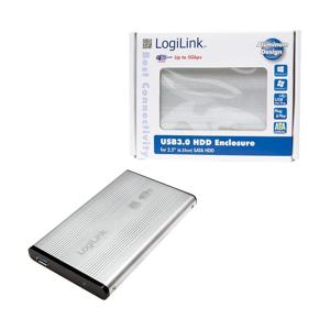 LogiLink Gehäuse 6.3cm (2,5") USB 3.0 SATA Silber ALU o. NT