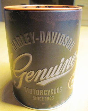 Harley Davidson Spardose für Biker, Retro Look, Genuine, sehr dekorativ Motorrad Bild 5