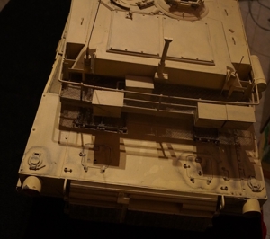 Panzer M-1 Abrahms der US-Army als Standmodell im Maßstab 18 Bild 3