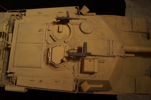 Panzer M-1 Abrahms der US-Army als Standmodell im Maßstab 18 Bild 9