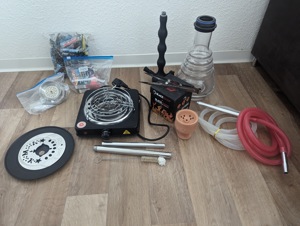 Shisha   Wasserpfeife Komplettpaket | Wie NEU