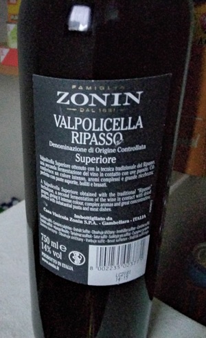 Zonin Valpolicella Ripasso Superiore 2019 2020 Bild 4