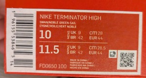 Nike Terminator High in grün in 44 Bild 2