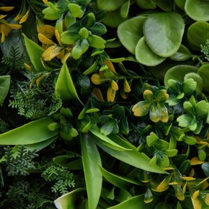 Künstliche Pflanzenwand-Set Jungle dekorative Hecke  Sicht schutz Bild 3