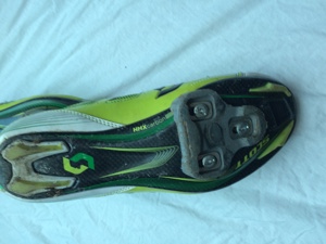 Rennrad Schuhe für Damen, Scott, Farbe grün-Weiss Größe 38 Bild 2