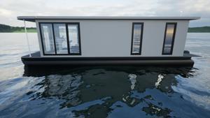 Hausboot "ECO 12" zu verkaufen 12,4 x 4m Bild 3