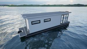 Hausboot "ECO 12" zu verkaufen 12,4 x 4m Bild 4