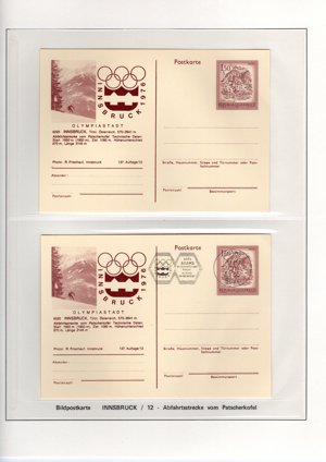 Österreich Briefmarken postfrisch Jahrgang 1968   1979 in Lindner Album Bild 8