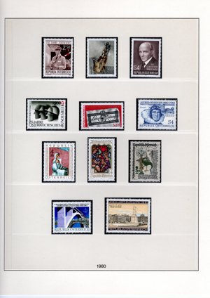 Österreich Briefmarken postfrisch Jahrgang 1980   1989 Mi. Nr. 1631   1977  Bild 2