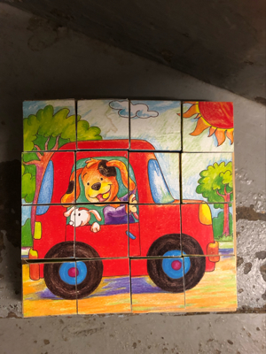 Würfel Bauklötze Puzzle 