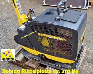 Rüttelplatte 370 Kg - bei www.werkzeugvermietung-giessen.de