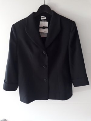 Schwarzer Blazer von Quelle mit dreiviertel Arm