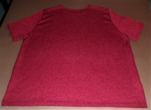 Kurzarm Pullover rot mit Blütenmotiv Gr. XXL   44  Bild 2
