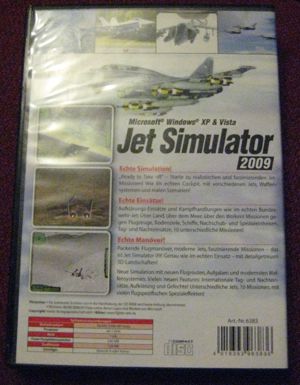 Jet Simulator 2009, tolles PC-Spiel für Liebhaber von Flugspielen, OVP, USK ab 12 Jahren Bild 2