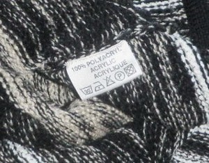 Pullover Gr. 48  50 schwarz grau beige weiß meliert Bild 4