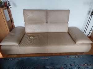 Sofa in Leder Bild 1