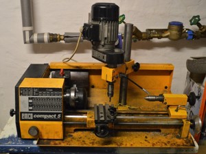 Drehmaschine mit Fräsvorrichtung Emco Compact 5 inkl. Zubehör Bild 5