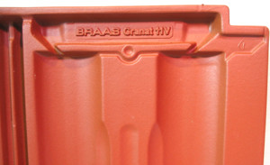 1 Stück - Braas Granat 11V Dachziegel - GT10 - EN 1304 - KA13053 - NEU Bild 7