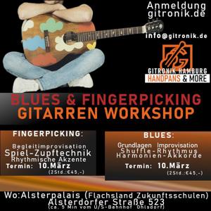 Gitarrenworkshop | Spiel+Zupftechnik+Fingerpicking | Blues 10.03.24 Bild 1